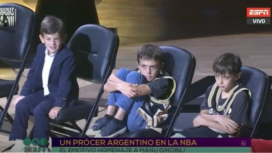 El mensaje de Manu Ginóbili a sus hijos