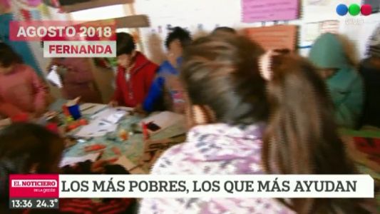 Los pobres los que más ayudan