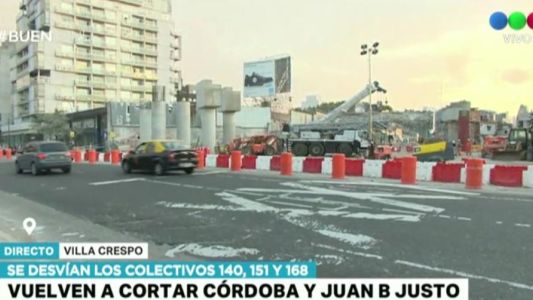 Vuelven a cortar el cruce de Córdoba y Juan B. Justo