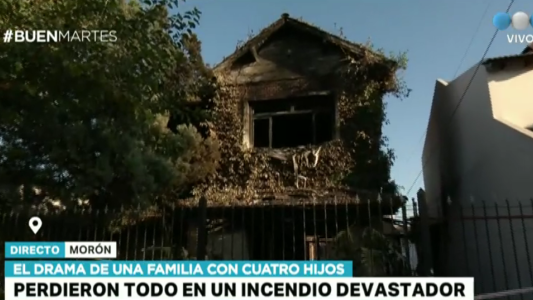 Una familia perdió todo cuando se les incendió su casa