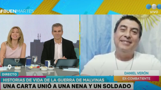 Una carta unió a una nena y un soldado de Malvinas