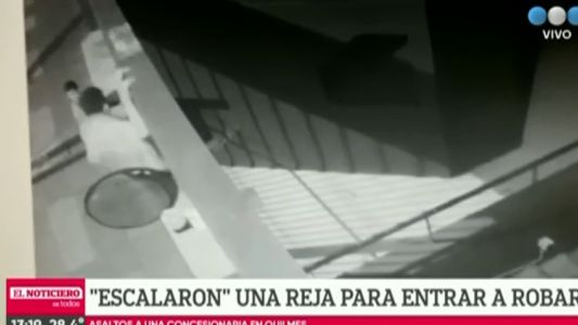 Video: la secuencia del robo a una concesionaria