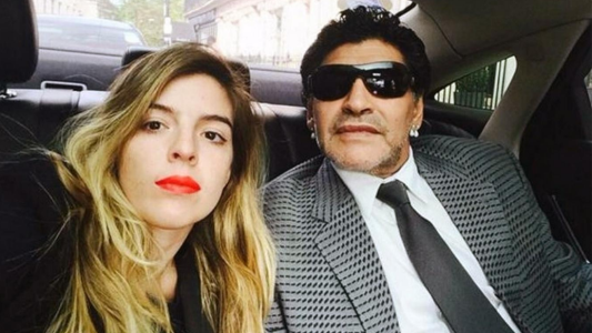 El polémico mensaje de Maradona a Dalma por su cumpleaños