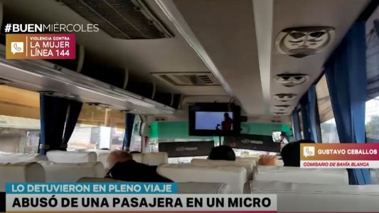 Abusó de una pasajera en un micro