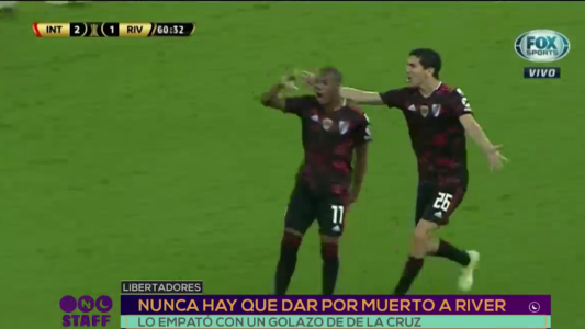 River empató ante Inter de Porto Alegre por la Copa Libertadores