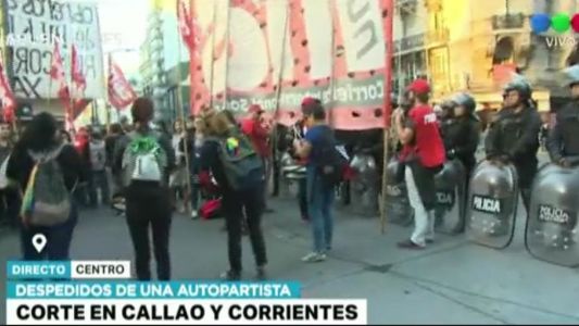 Cortes por la marcha de la CGT y CTA
