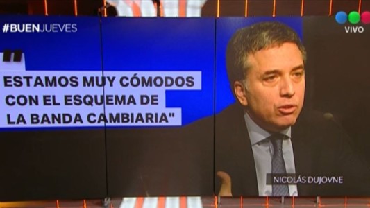 Dujovne sobre el dólar: “Estamos muy cómodos con el esquema de la banda cambiaria”