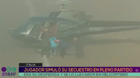 ¿Un jugador secuestrado en pleno partido?