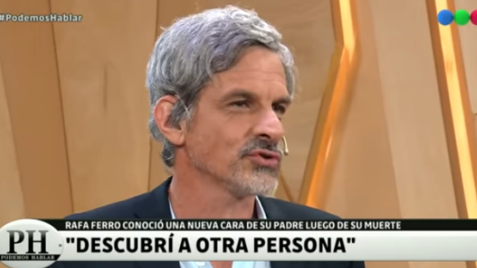 Rafael Ferro contó cómo descubrió la doble vida de su papá: "Se me cayó mi ídolo"