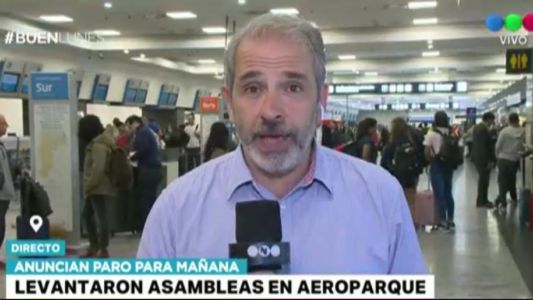 Levantan las asambleas en Aeroparque y Ezeiza