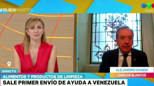 Sale el primer cargamento de ayuda humanitaria a Venezuela