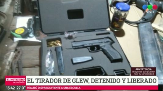 Detienen al tirador de Glew y lo liberan a los pocos minutos