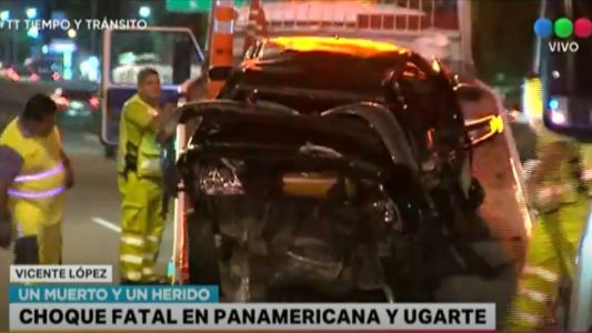 Una camioneta chocó a 200 km/h contra un Uber en Panamericana: murió la pasajera