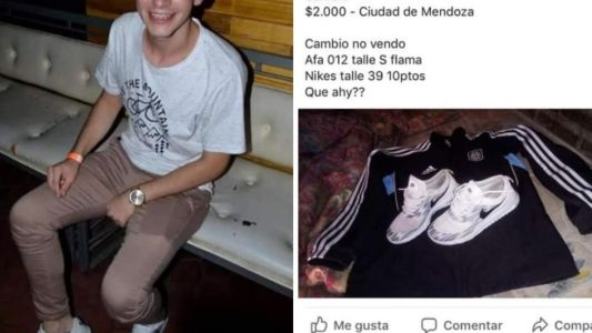 El acusado de matar al tarjetero publicó en Facebook las zapatillas de la víctima