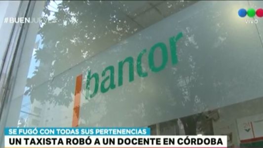 Un taxista le robó a un docente en Córdoba