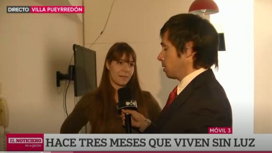 Vivir sin luz: reclaman hace tres meses