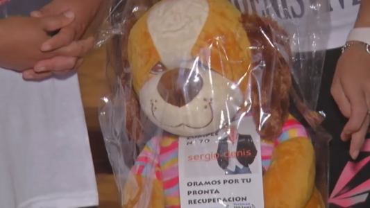 Una misa a un mes del accidente de Sergio Denis