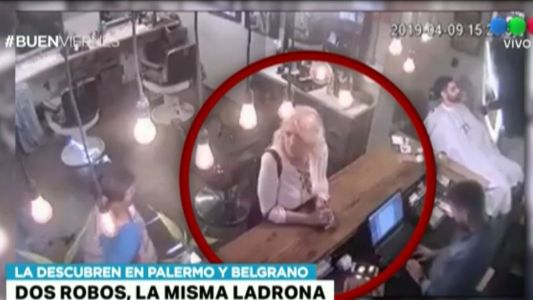 Dos robos, la misma ladrona