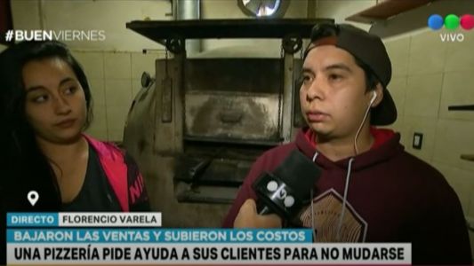 Una pizzería pide ayuda a sus clientes para sobrevivir