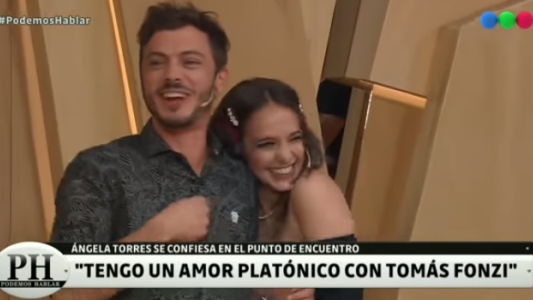 ¡Qué momento! Ángela Torres le confesó su amor a Tomás Fonzi