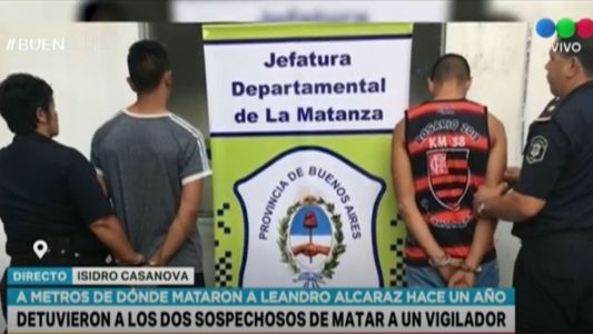 Mataron a un vigilador para robarle la moto: dos detenidos