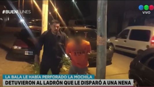 Detuvieron a un acusado de robar en Aldo Bonzi y disparar en la mochila de una nena
