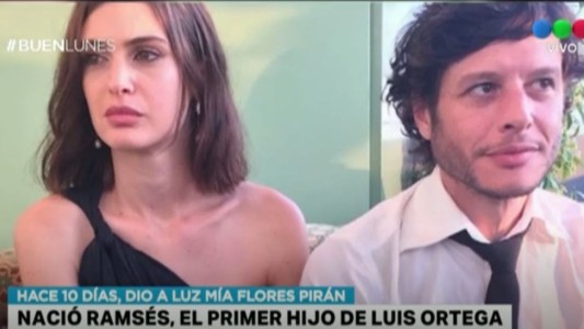 Ya tiene nombre el primer hijo de Luis Ortega y Mía Flores Pirán