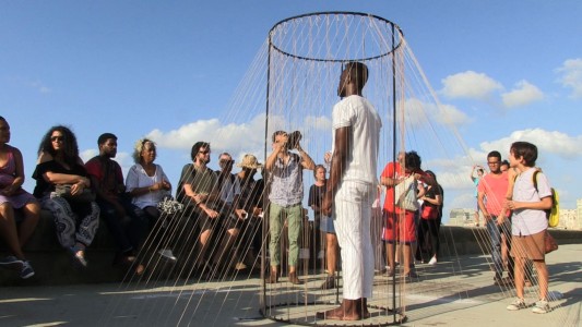 Arte con vista al mar en Cuba