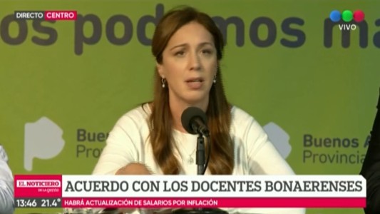 Vidal anunció el acuerdo salarial con los docentes: "Dejamos atrás un conflicto"