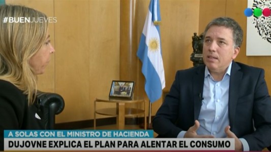 Dujovne, a solas con Telefe Noticias: "El acuerdo lleva tranquilidad a las familias que van al supermercado"
