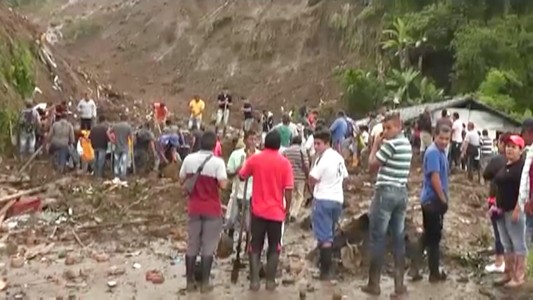 Tragedia en Colombia: deslave deja al menos 14 muertos