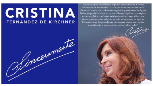 "Creyeron que terminarían abatiéndome, es claro que no me conocen": Cristina publicó su libro "Sinceramente"