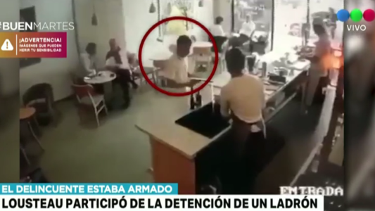 Martin Lousteau participó de la detención de un ladrón en un bar de Recoleta