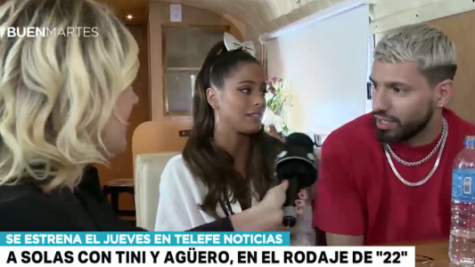 Tini Stoessel y el Kun Agüero grabaron un videoclip juntos