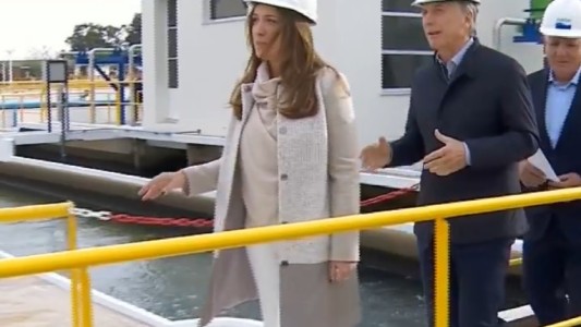 "Arrancamos este día trabajando": Macri y Vidal, juntos en medio del paro