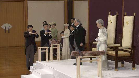 Abdicó el emperador de Japón