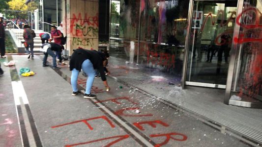 Fueron casi 40 los detenidos por incidentes durante el paro en Capital Federal