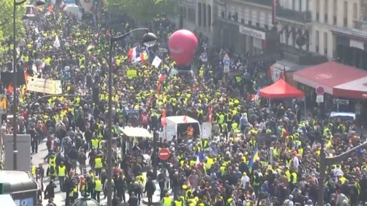 Los incidentes de marcha de los "chalecos amarillos" en Francia