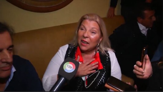 Carrió a un periodista: "ojalá no le pase nada a tu familia"