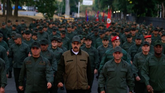 Nicolás Maduro a sus soldados: "Es la hora de defender el derecho a la paz"