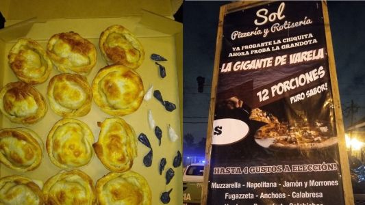 Narco rotisería: vendían cocaína en cajas de pizzas y empanadas en Florencio Varela