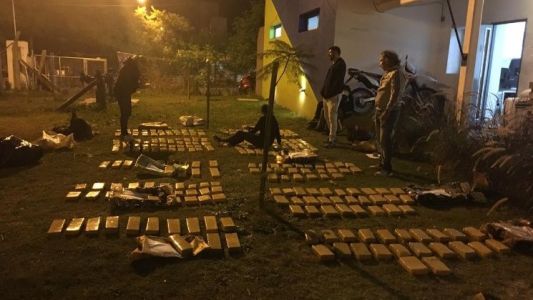 Lo detuvieron en la ruta 9 con casi 200 kilos de marihuana en el auto