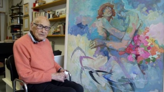Un youtuber italiano de 107 años enseña a pintar a chicos y grandes