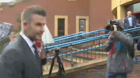 Beckham: seis meses sin manejar por la foto de un fan