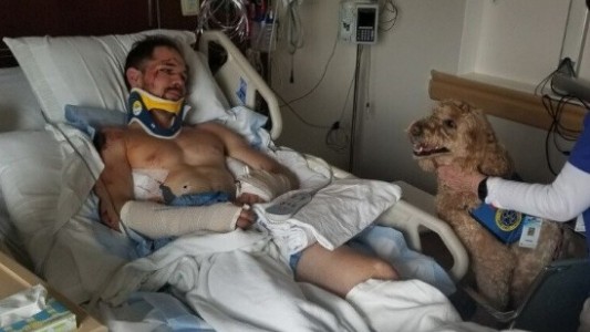 El escalofriante video del escalador que cayó de 20 metros: se quebró las muñecas, 8 costillas y la pelvis