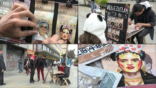 Maradona, el Che y Frida en los billetes de Venezuela