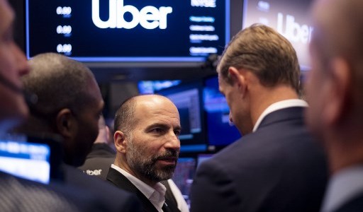 Fracaso de las acciones de Uber en su primer día en Wall Street