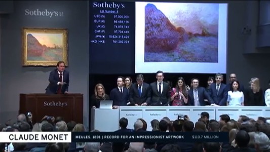 Récord: un pintura de Monet fue vendida por 110,7 millones de dólares
