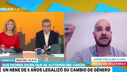 El psicólogo del nene que legalizó su cambio de género en Mar del Plata: "La identidad de género la define la propia persona"