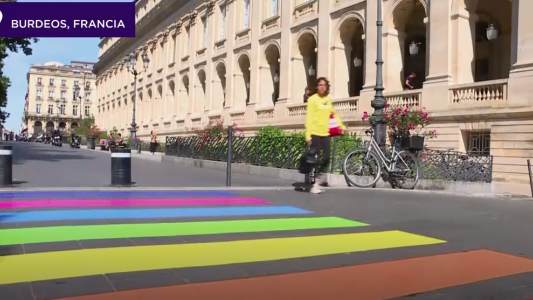 Senda peatonal contra la discriminación